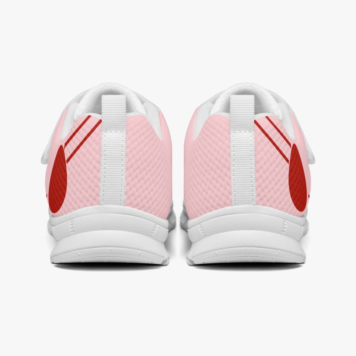 Japan Pride Kid's Lightweight Velcro Mesh Sneaker - Pink
