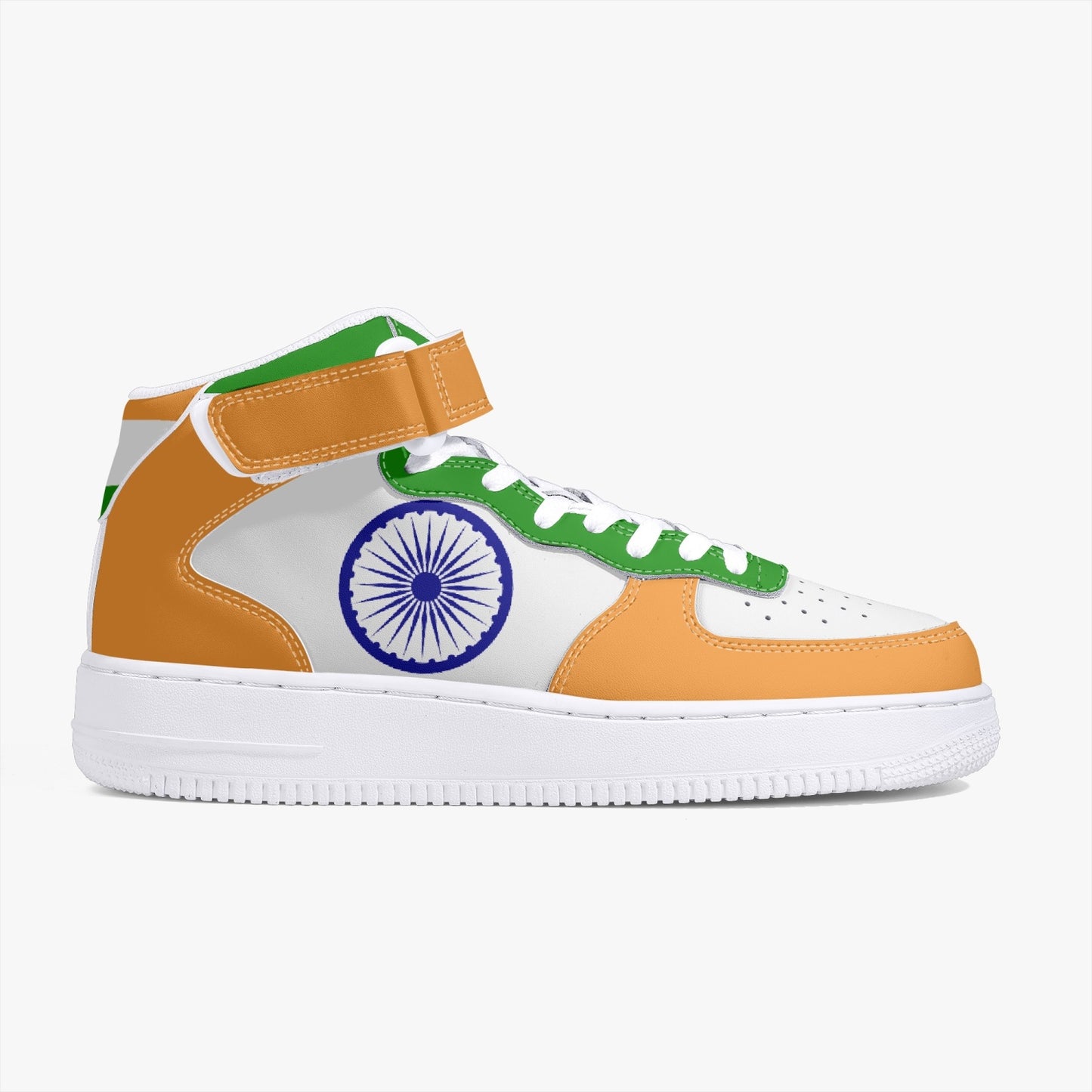 India Flag R-Force 1 Mid Tops - Men's & Women's