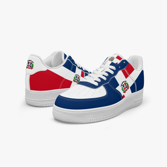 Dominican Republic Flag R-Force 1 Low Tops - Men's & Women's