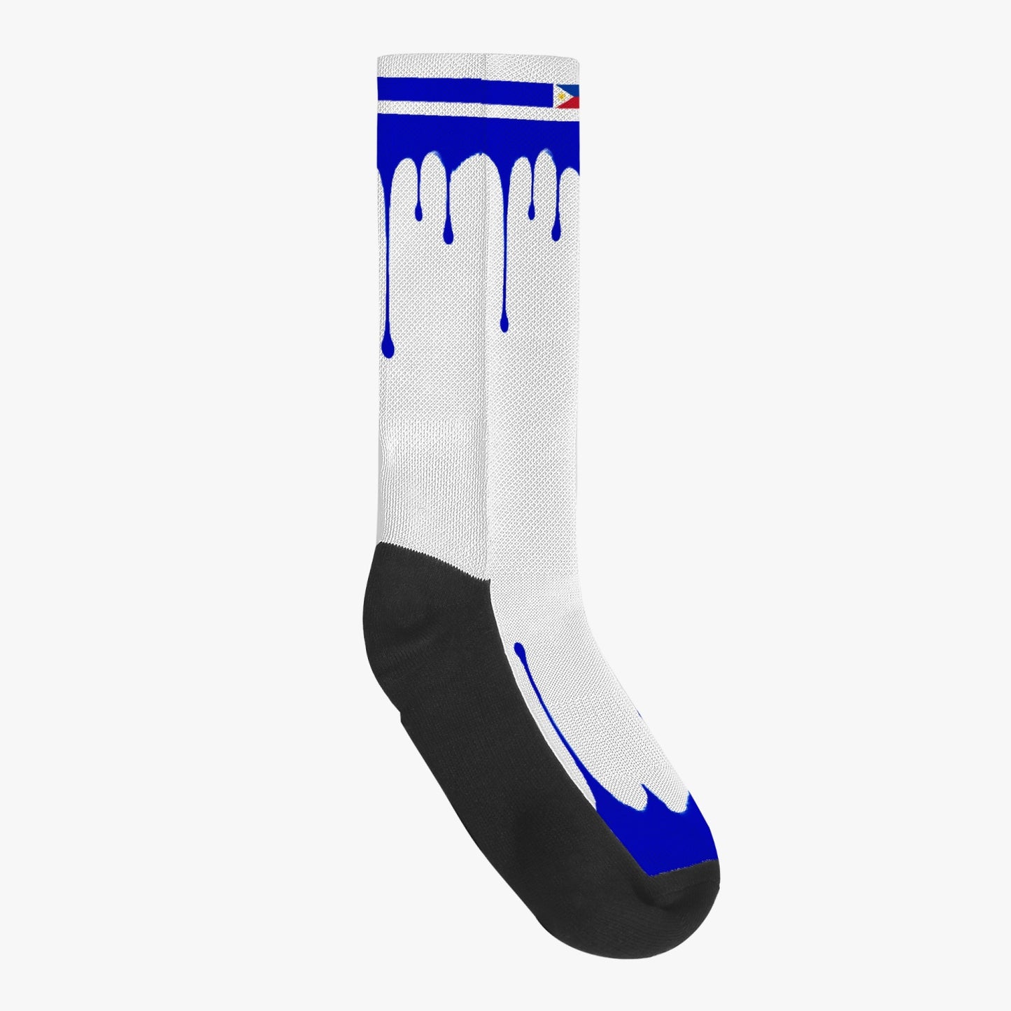 Philippines Drip Sport Socks (Blue Drip)