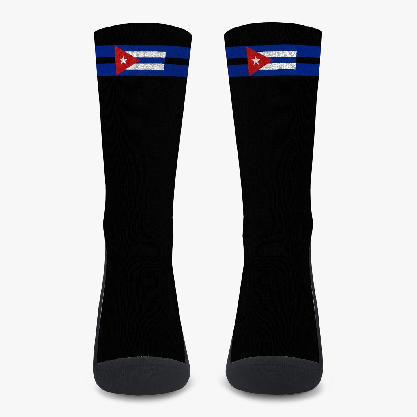 Cuba Pride Sport Socks (Black)