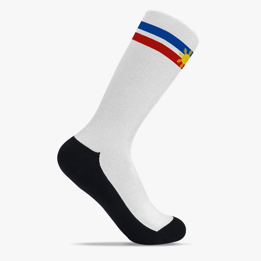 Philippines Pride Sport Socks (White)