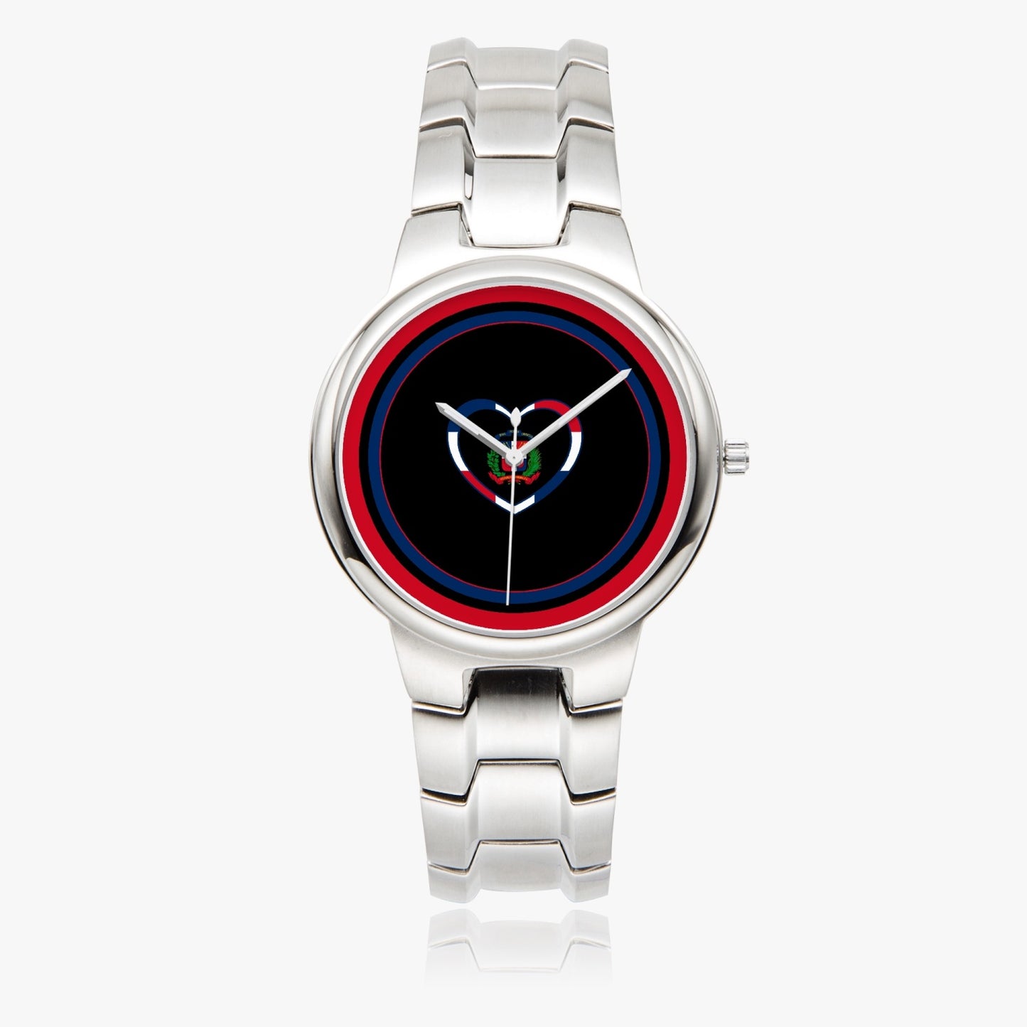 Dominican Love Stainless Steel Luxury Women's Watch - Rose Gold / Silver / Black