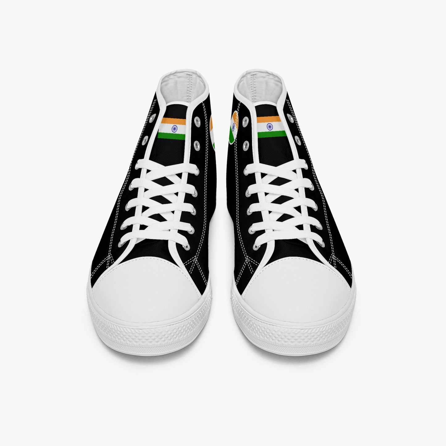 India Classic Canvas High Tops (Black) - Men's & Women's