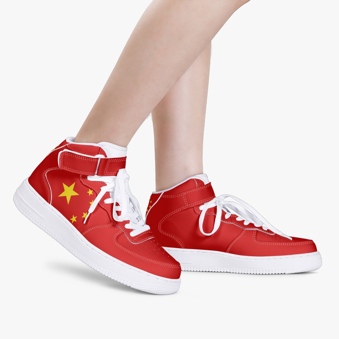 China Flag R-Force 1 Mid Tops - Men's & Women's