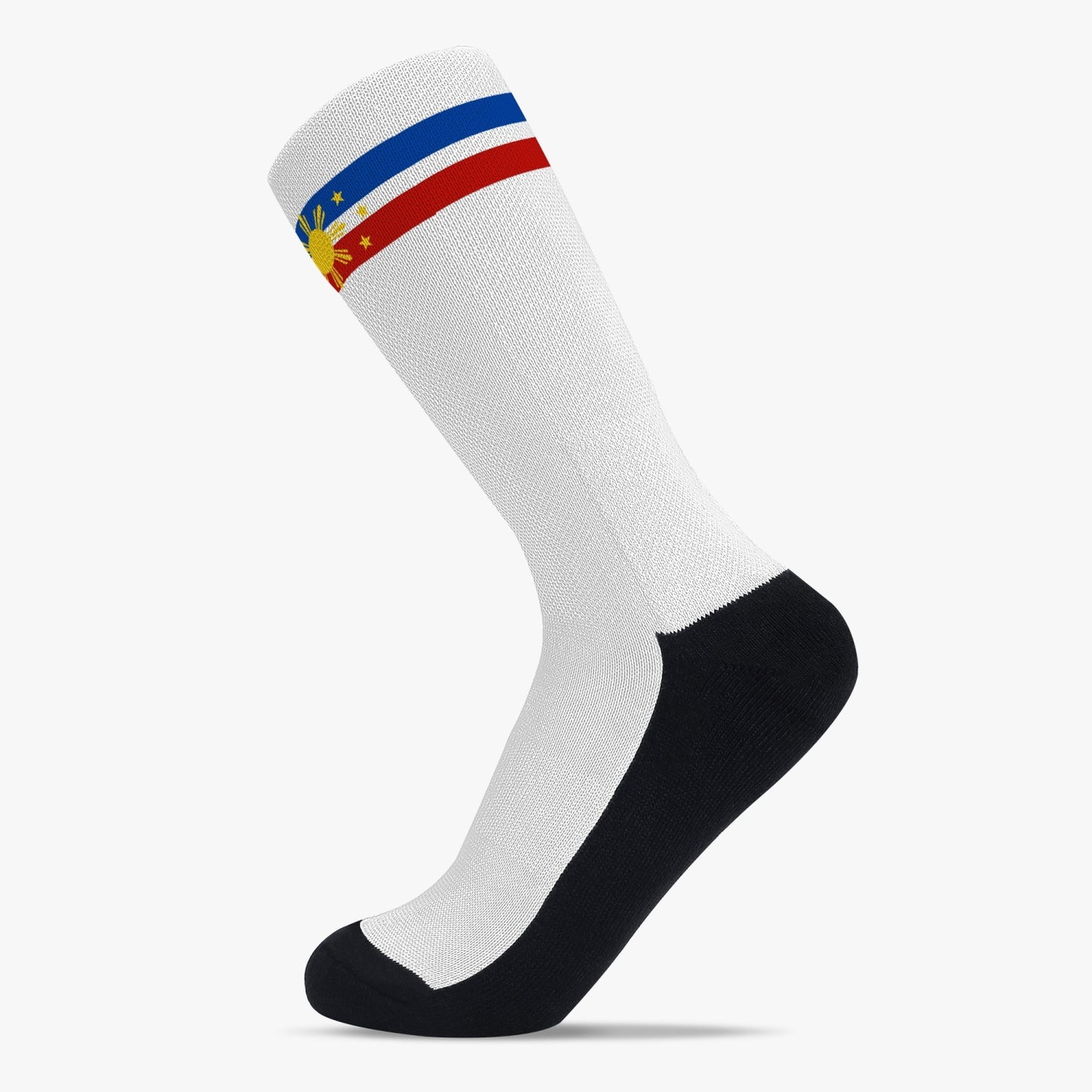 Philippines Pride Sport Socks (White)