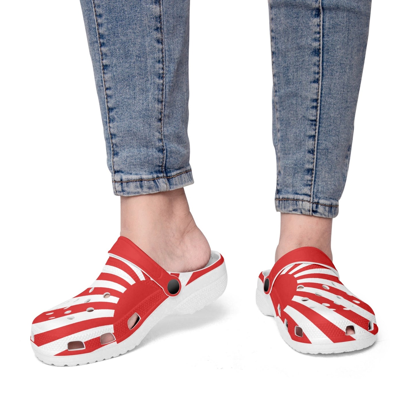 Japan Rising Sun Flag Clogs - Men's & Women's