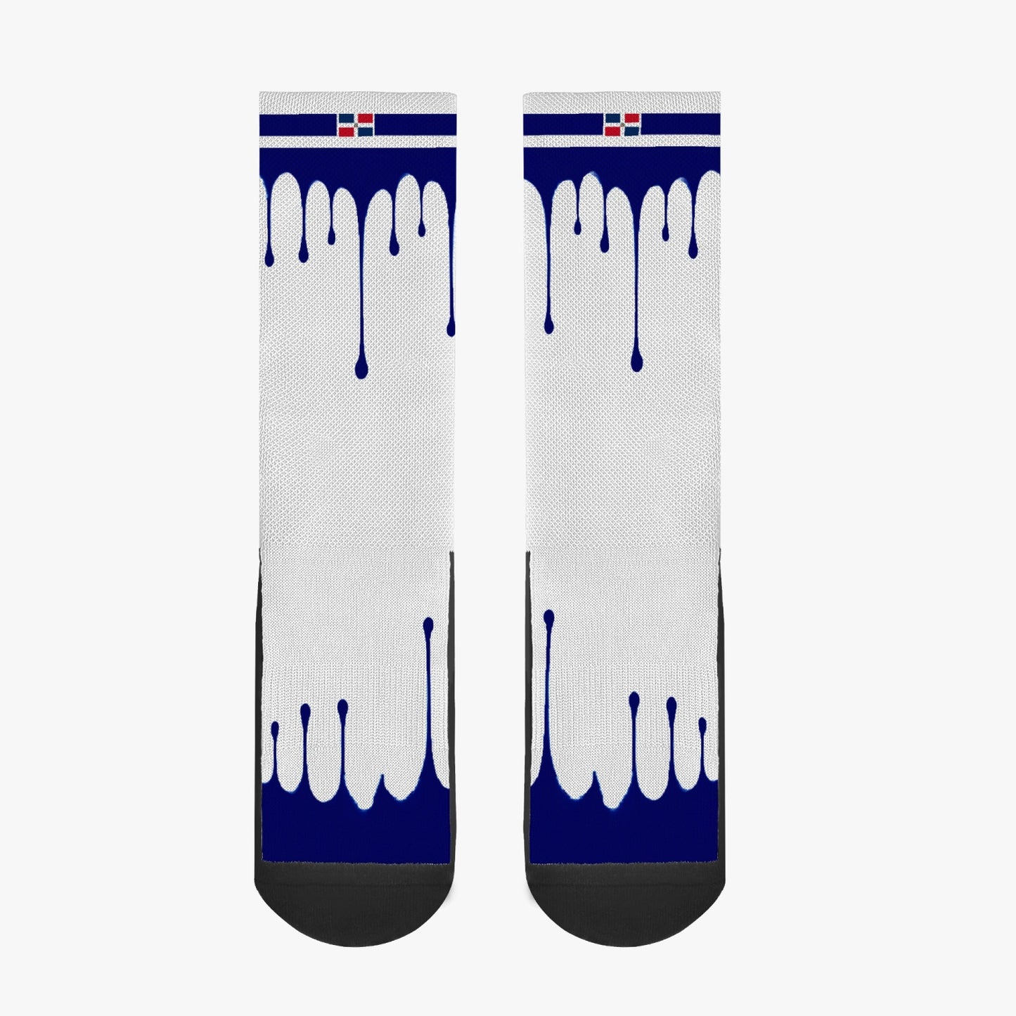 Dominican Drip Sport Socks (Blue Drip)