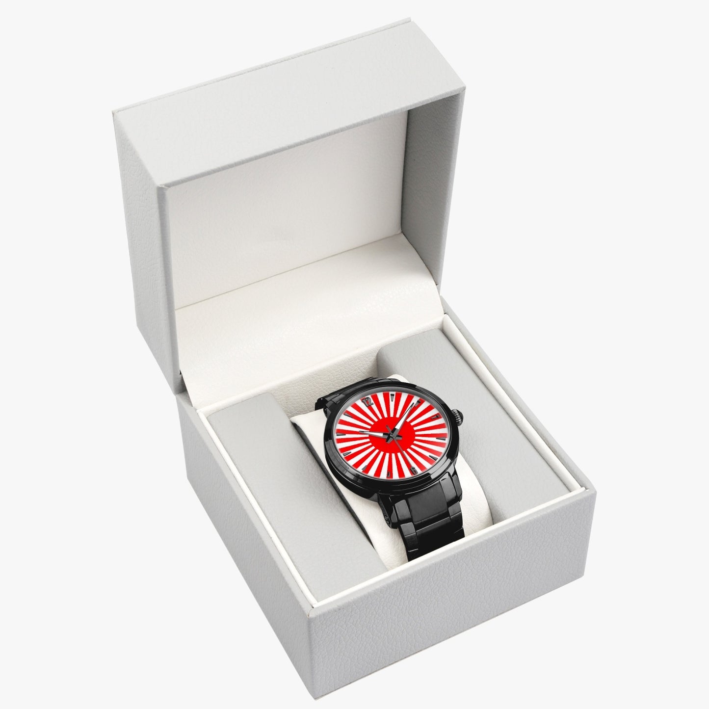 Japan Pride Stainless Steel Luxury Men's Watch - Silver / Rose Gold / Black