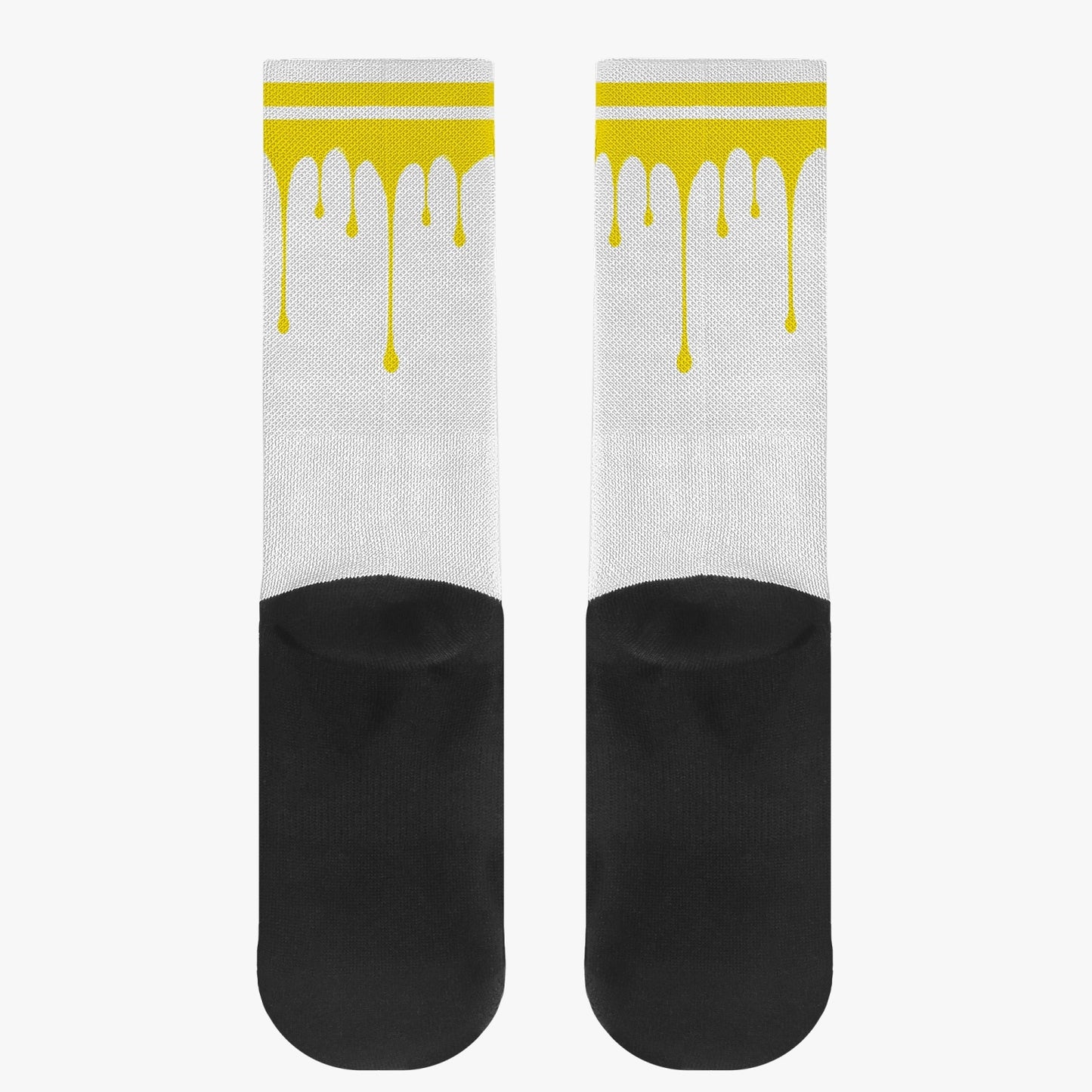 China Drip Sport Socks (Yellow Drip)
