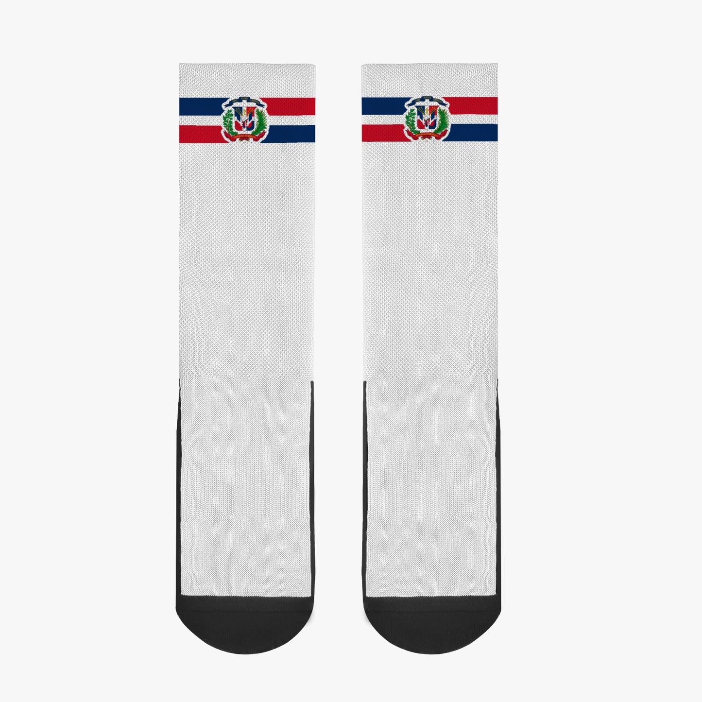 Dominican Pride Sport Socks (White)