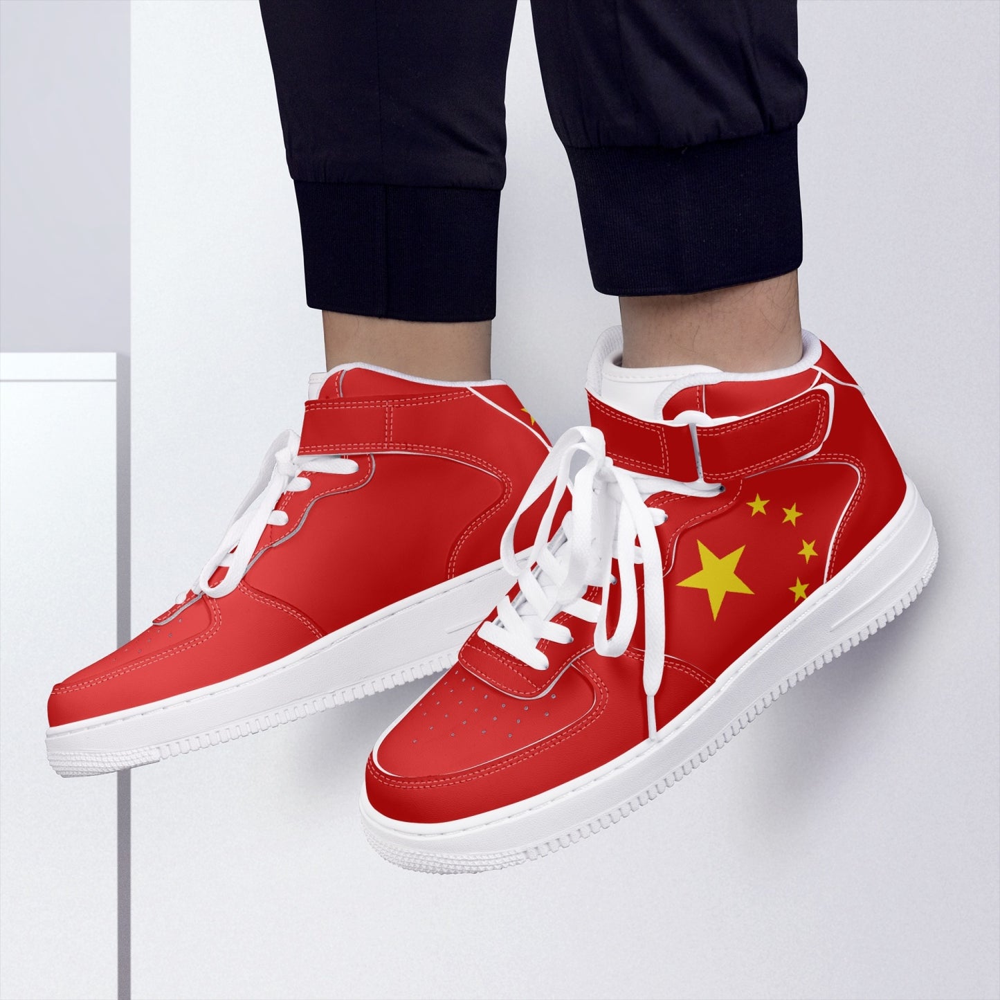 China Flag R-Force 1 Mid Tops - Men's & Women's