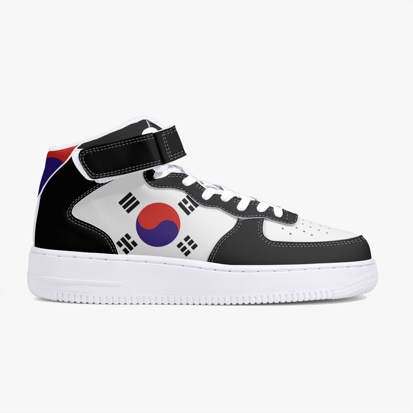 South Korea Flag R-Force 1 Mid Tops - Men's & Women's