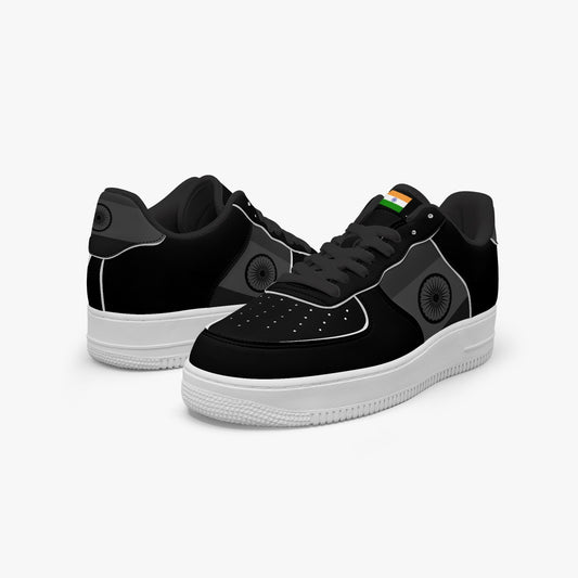 India Classic R-Force 1 Low Tops (Black) - Men's & Women's