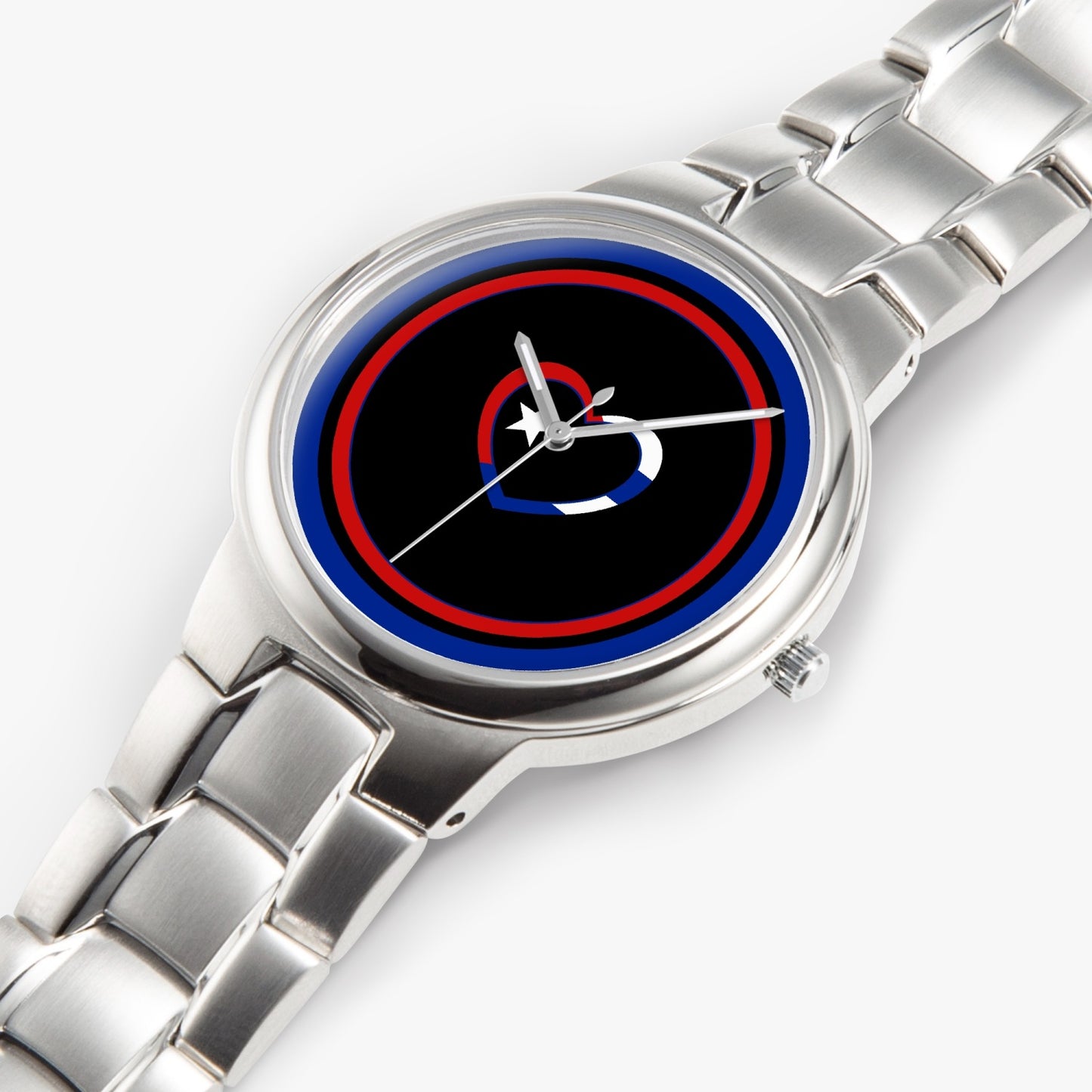 Cuba Love Stainless Steel Luxury Women's Watch - Rose Gold / Silver / Black