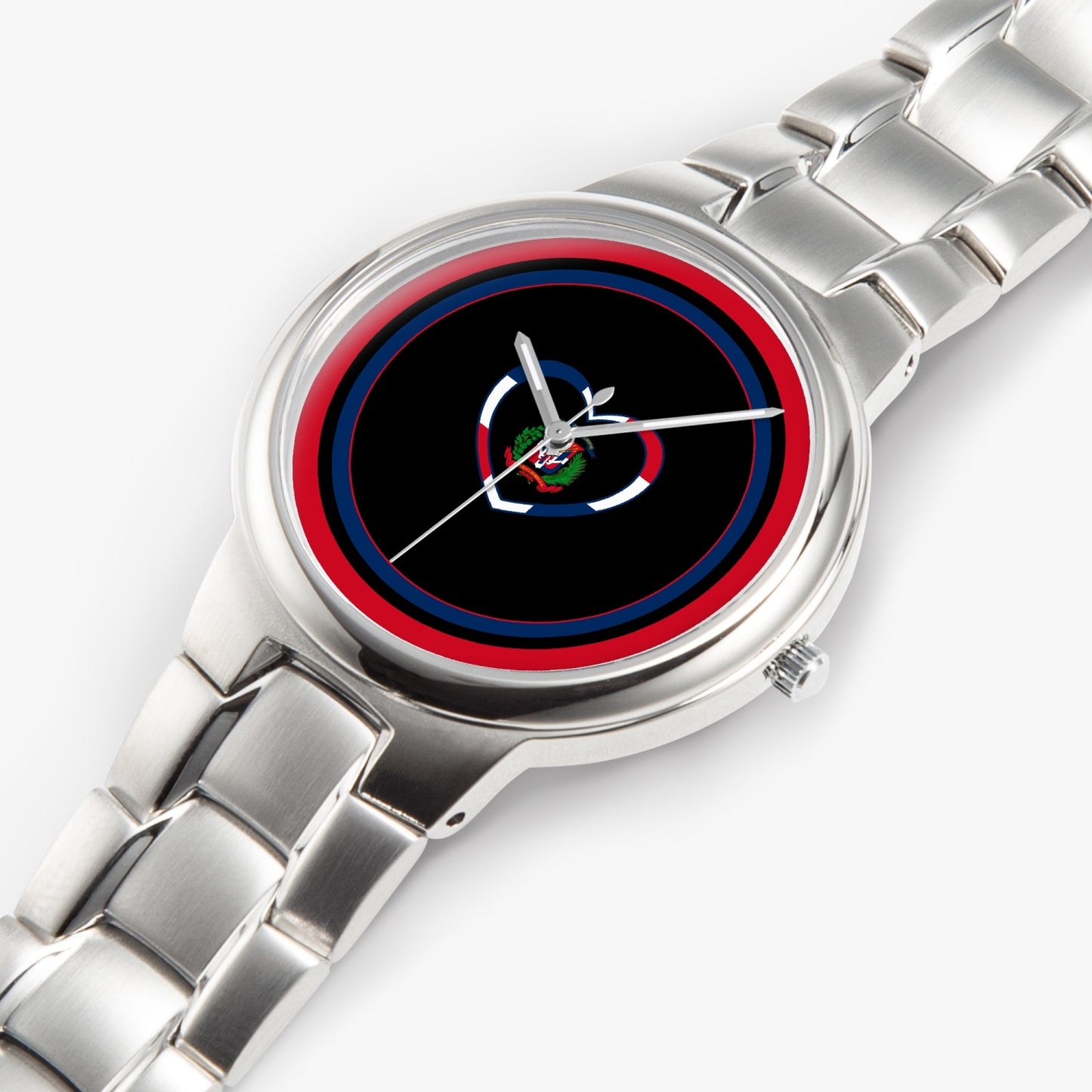 Dominican Love Stainless Steel Luxury Women's Watch - Rose Gold / Silver / Black