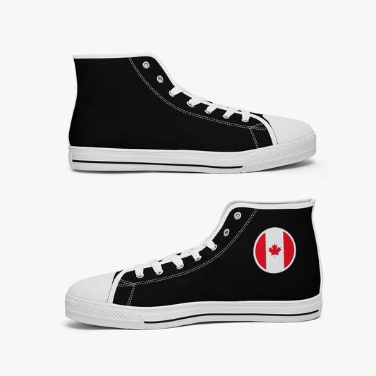 Canada Classic Canvas High Tops (Black) - Men's & Women's