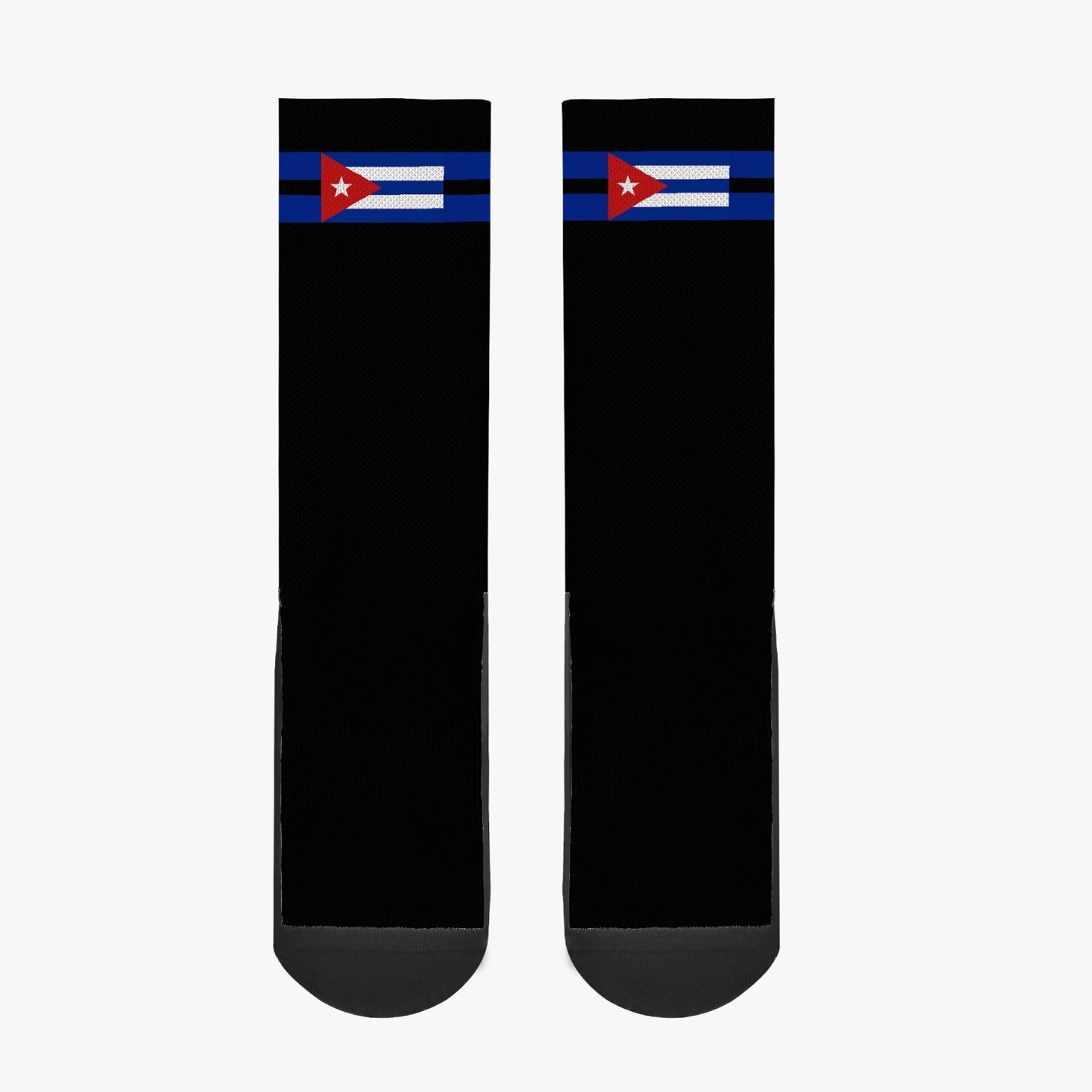 Cuba Pride Sport Socks (Black)