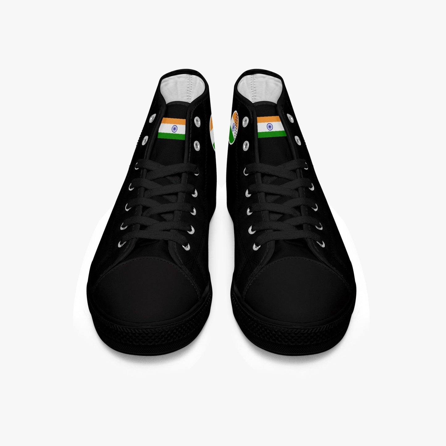 India Classic Canvas High Tops (Black) - Men's & Women's