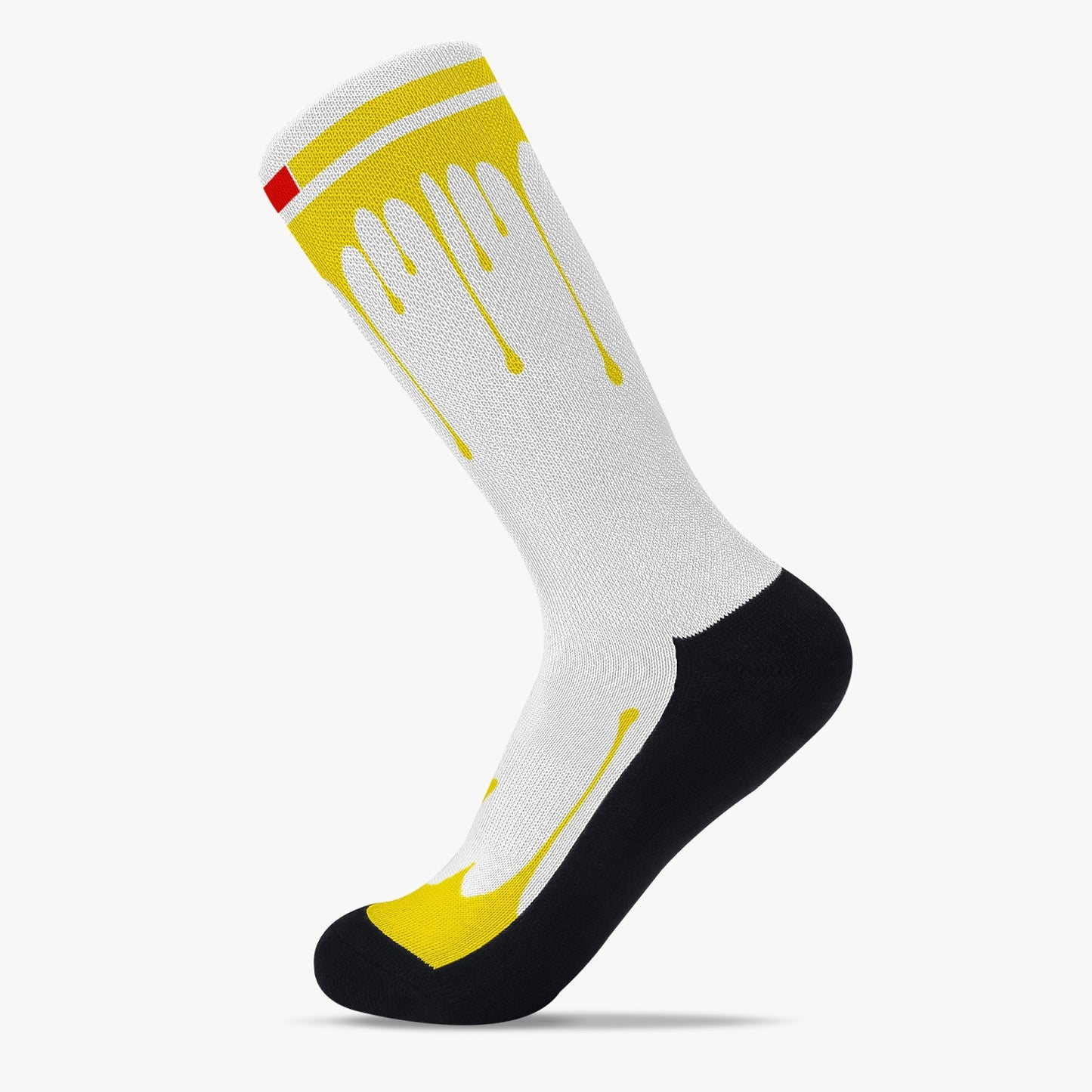 China Drip Sport Socks (Yellow Drip)