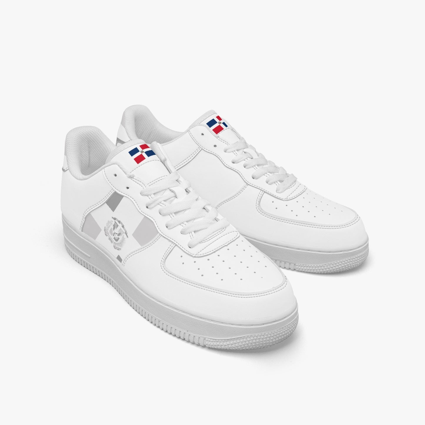 Dominican Republic Classic R-Force 1 Low Tops (White) - Men's & Women's