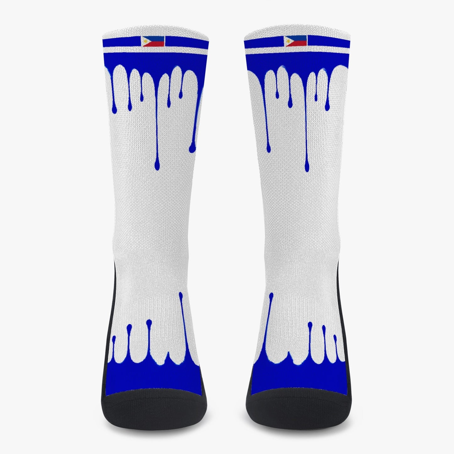 Philippines Drip Sport Socks (Blue Drip)