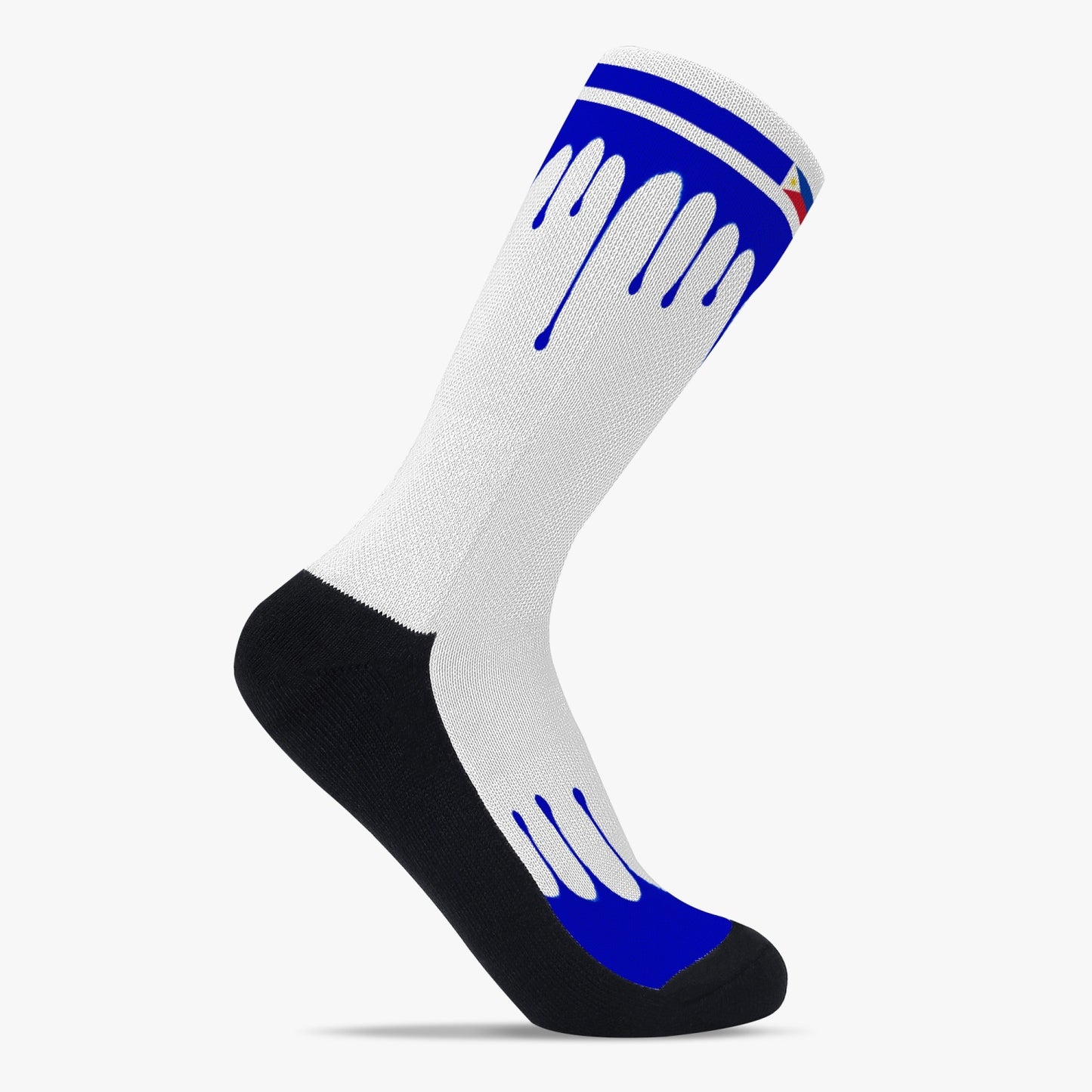 Philippines Drip Sport Socks (Blue Drip)