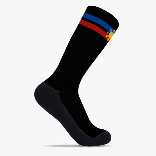 Philippines Pride Sport Socks (Black)