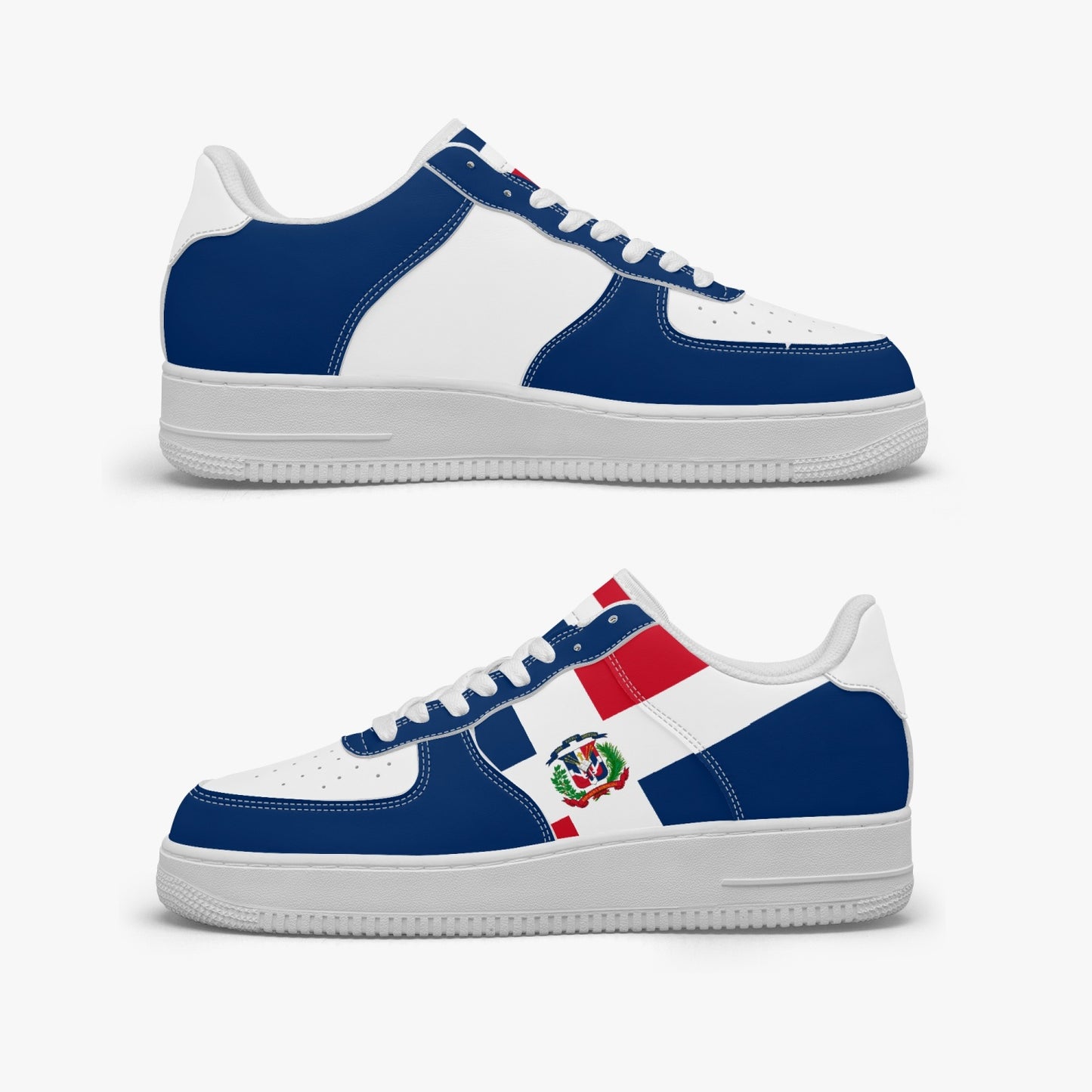 Dominican Republic Flag R-Force 1 Low Tops - Men's & Women's