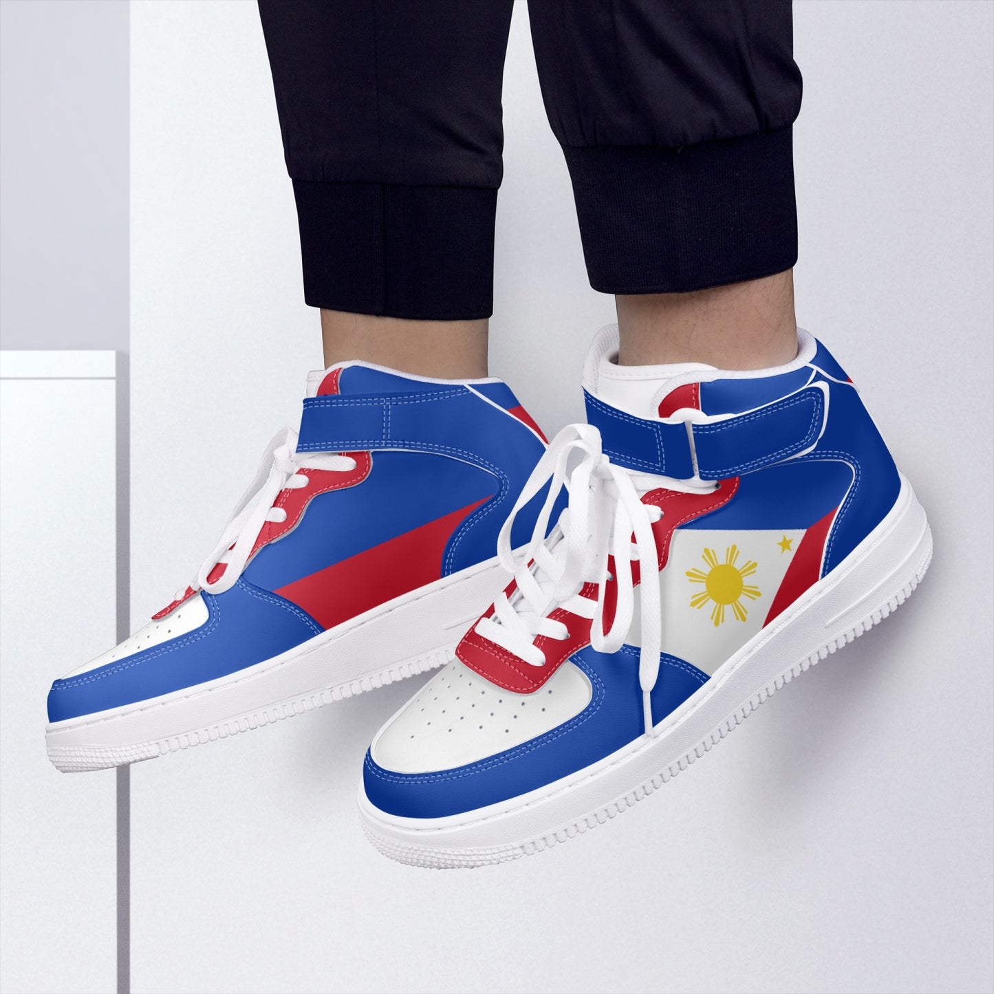 Philippines Flag R-Force 1 Mid Tops - Men's & Women's