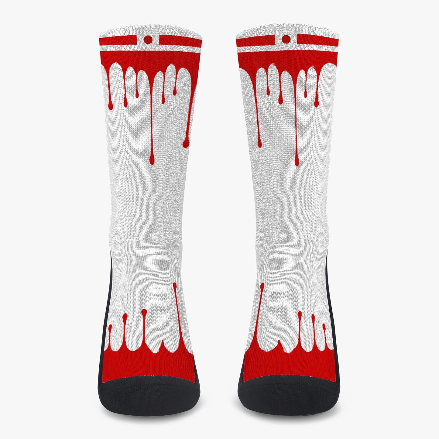 Japan Drip Sport Socks (Red Drip)