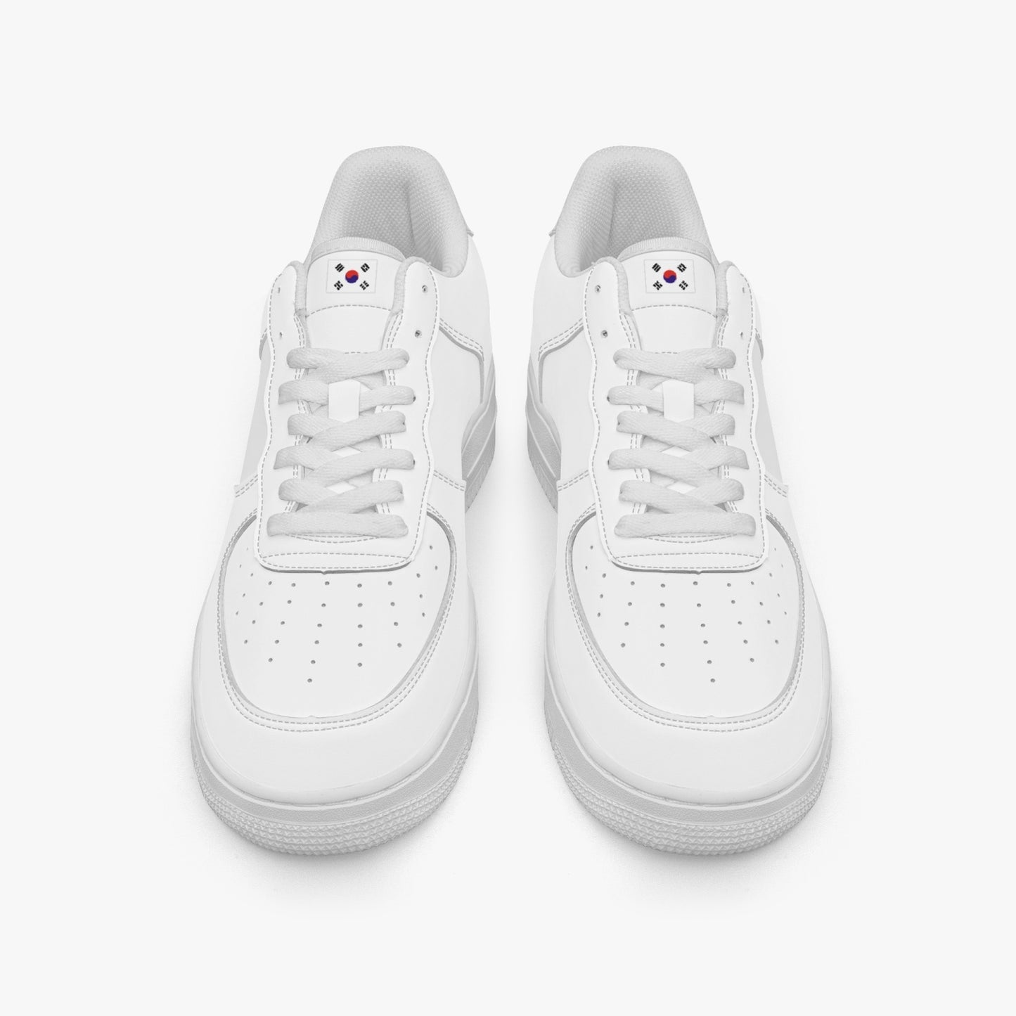 South Korea Classic R-Force 1 Low Tops (White) - Men's & Women's