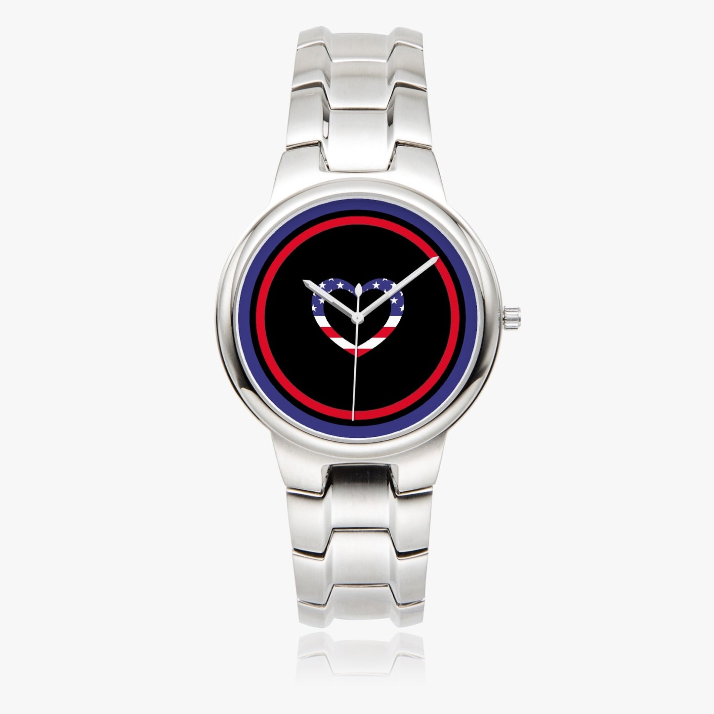 American Love Stainless Steel Luxury Women's Watch - Rose Gold / Silver / Black