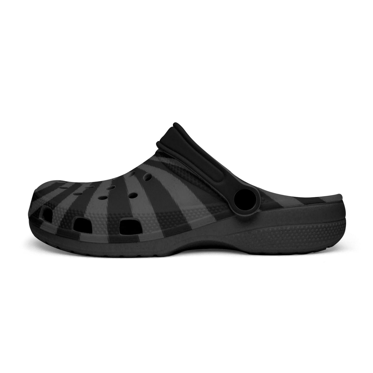 Japan Rising Sun Flag Clogs (Black) - Men's & Women's