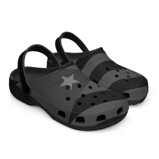 Puerto Rico Flag Clogs (Black) - Men's & Women's