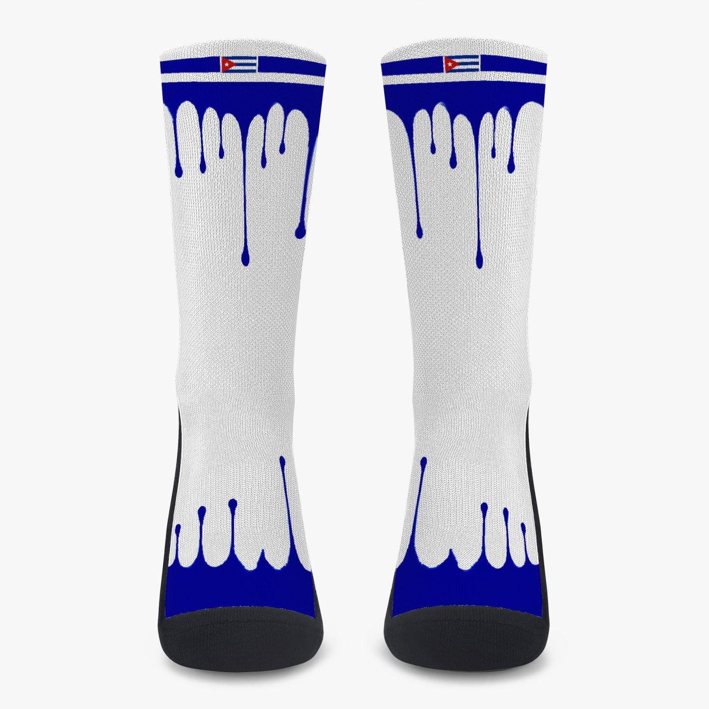 Cuba Drip Sport Socks (Blue Drip)