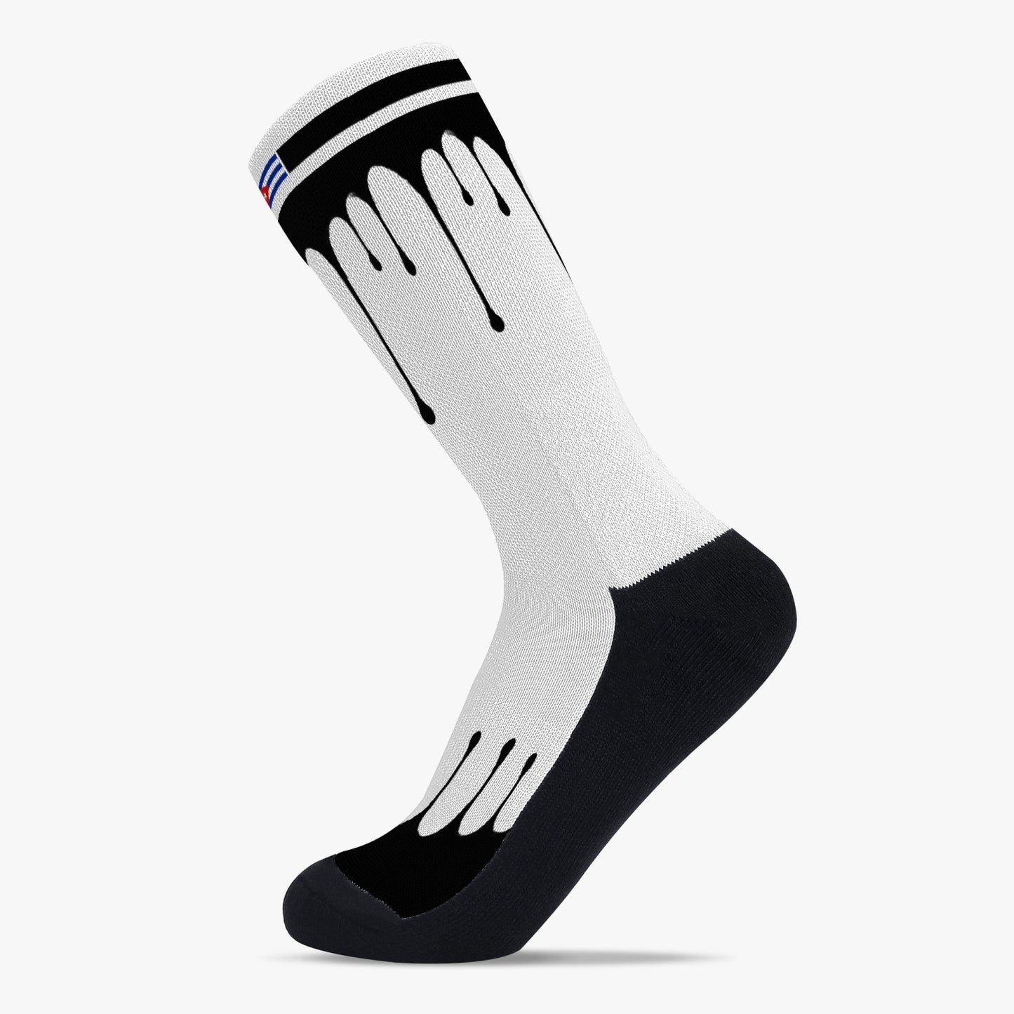 Cuba Drip Sport Socks (Black Drip)