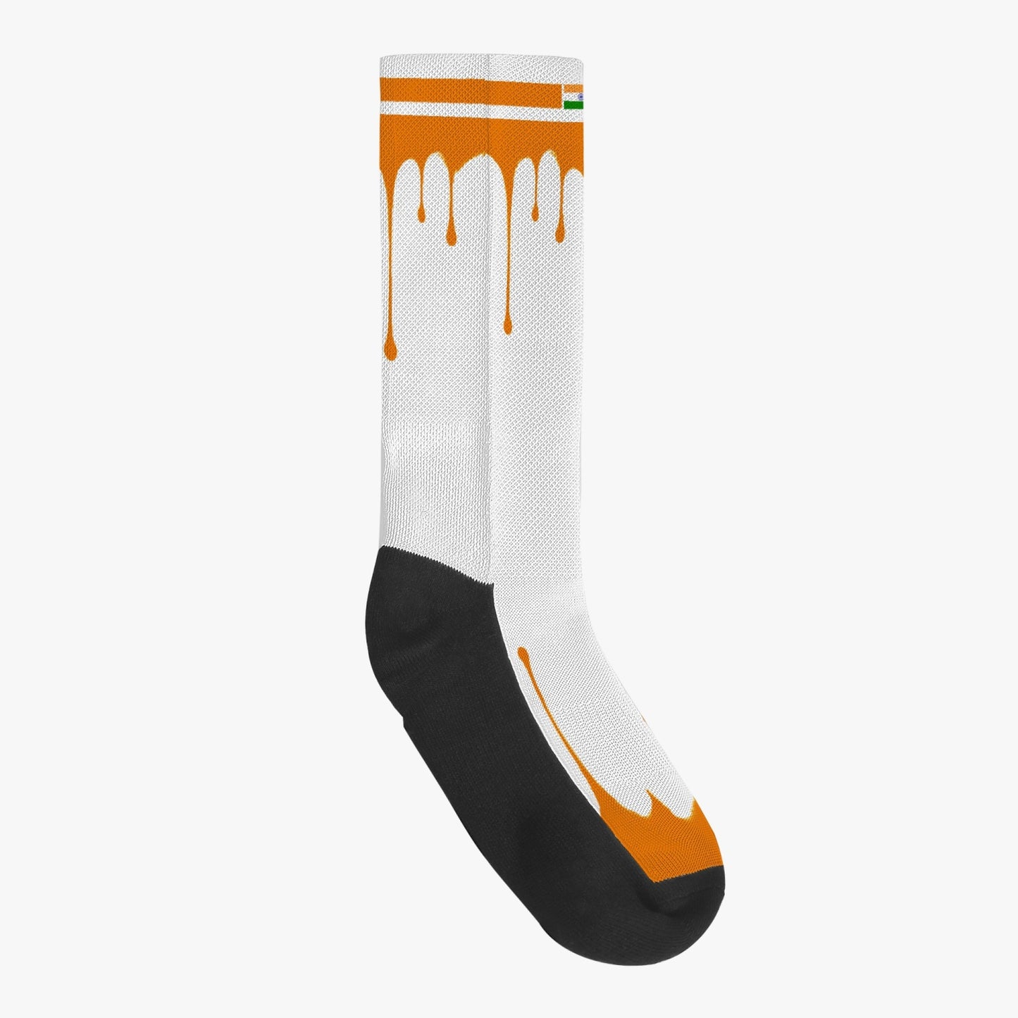 India Drip Sport Socks (Orange Drip)