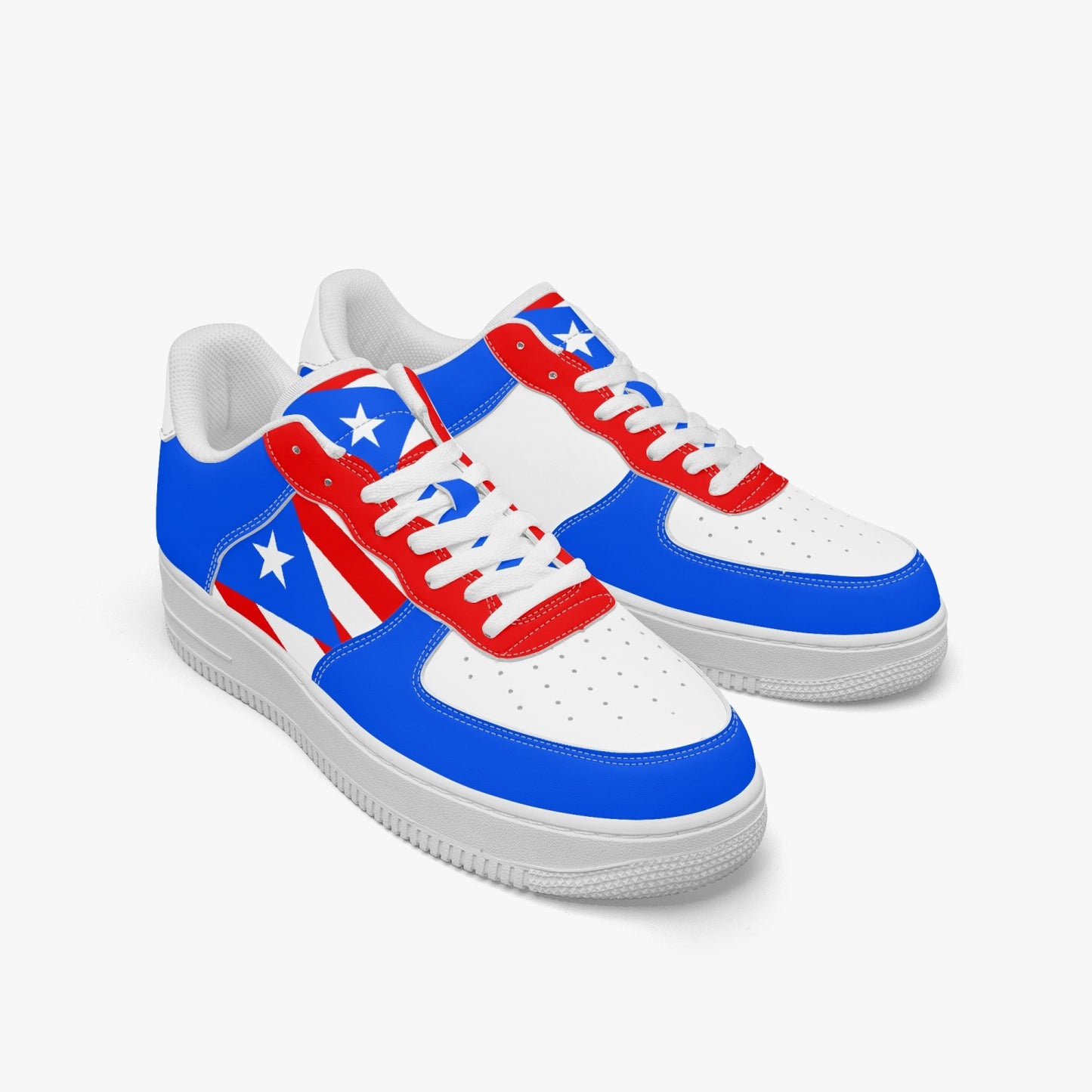 Puerto Rico Flag R-Force 1 Low Tops - Men's & Women's
