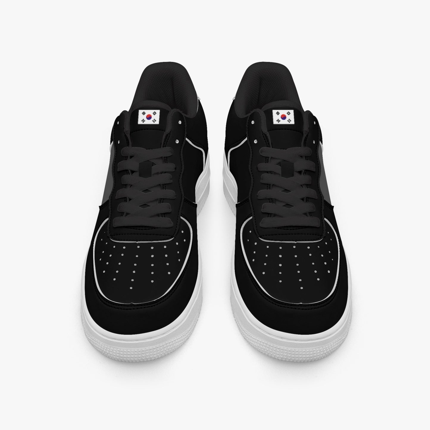 South Korea Classic R-Force 1 Low Tops (Black) - Men's & Women's