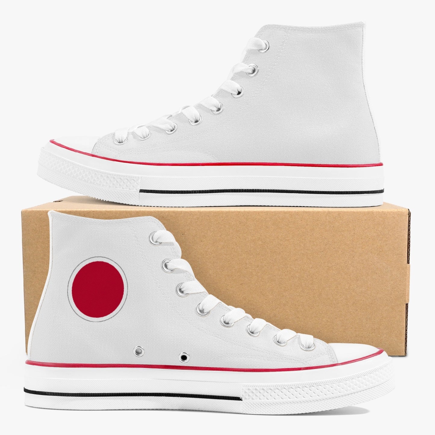 Japan Classic Canvas High Tops (White) - Men's & Women's
