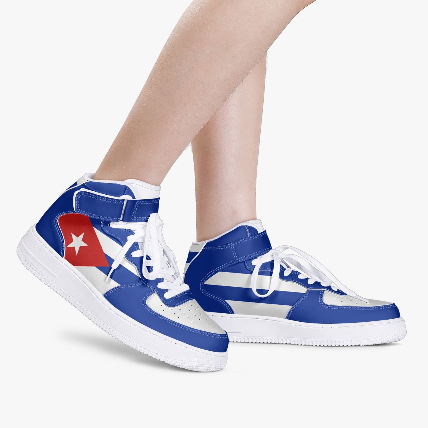 Cuba Flag R-Force 1 Mid Tops - Men's & Women's