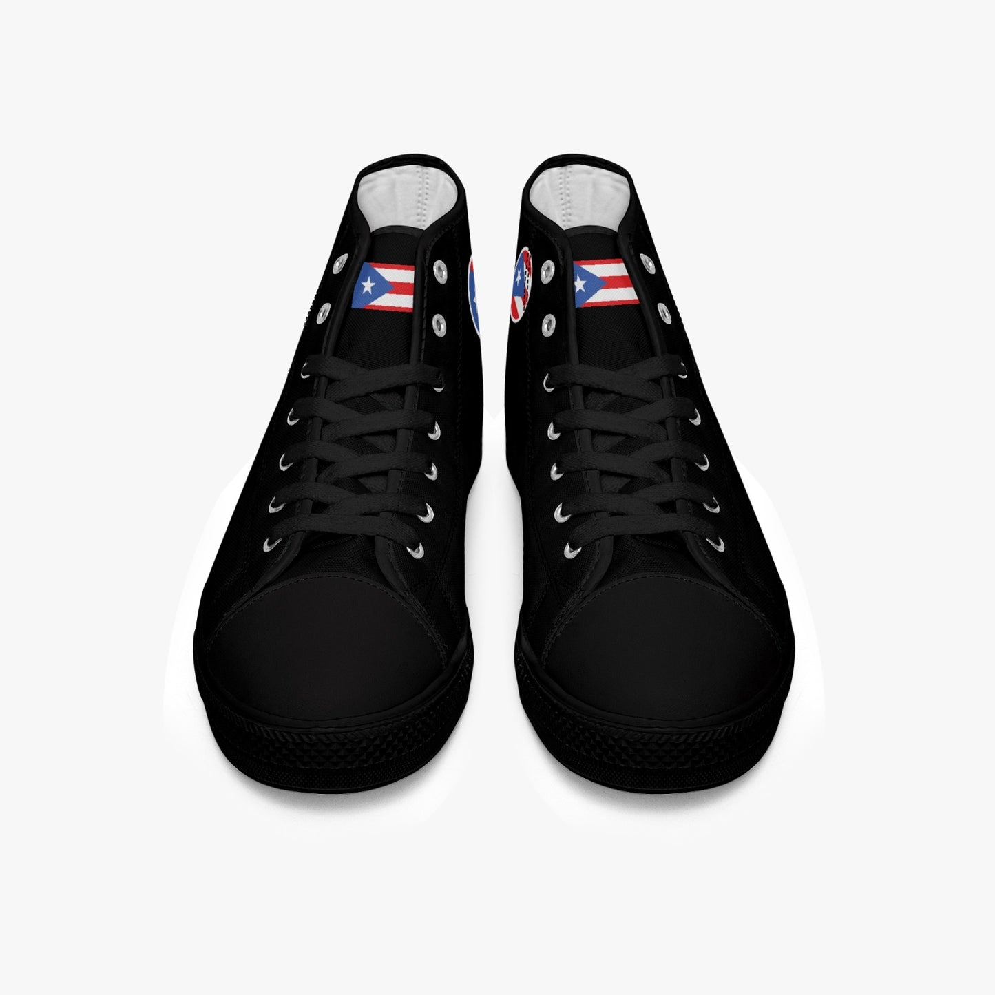 Puerto Rico Classic Canvas High Tops (Black) - Men's & Women's