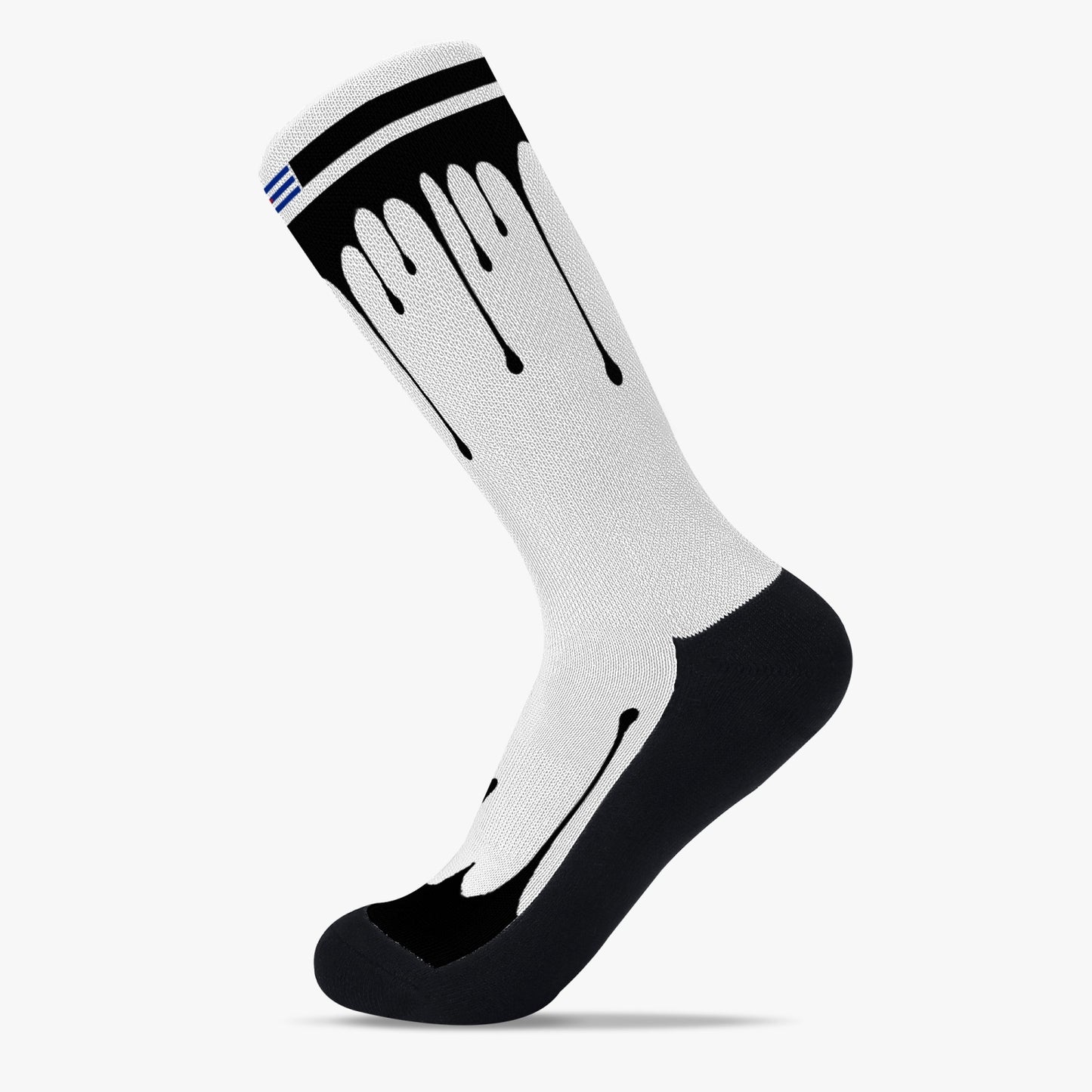Cuba Drip Sport Socks (Black Drip)