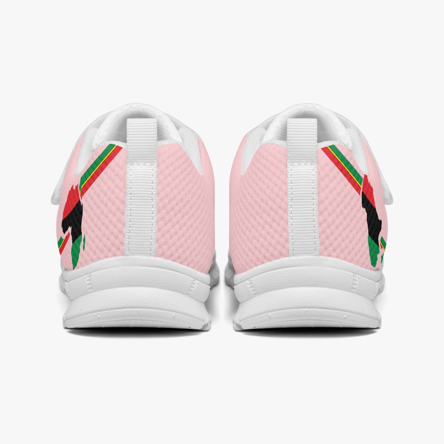 Africa Pride Kid's Lightweight Velcro Mesh Sneaker - Pink
