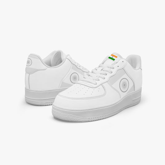 India Classic R-Force 1 Low Tops (White) - Men's & Women's