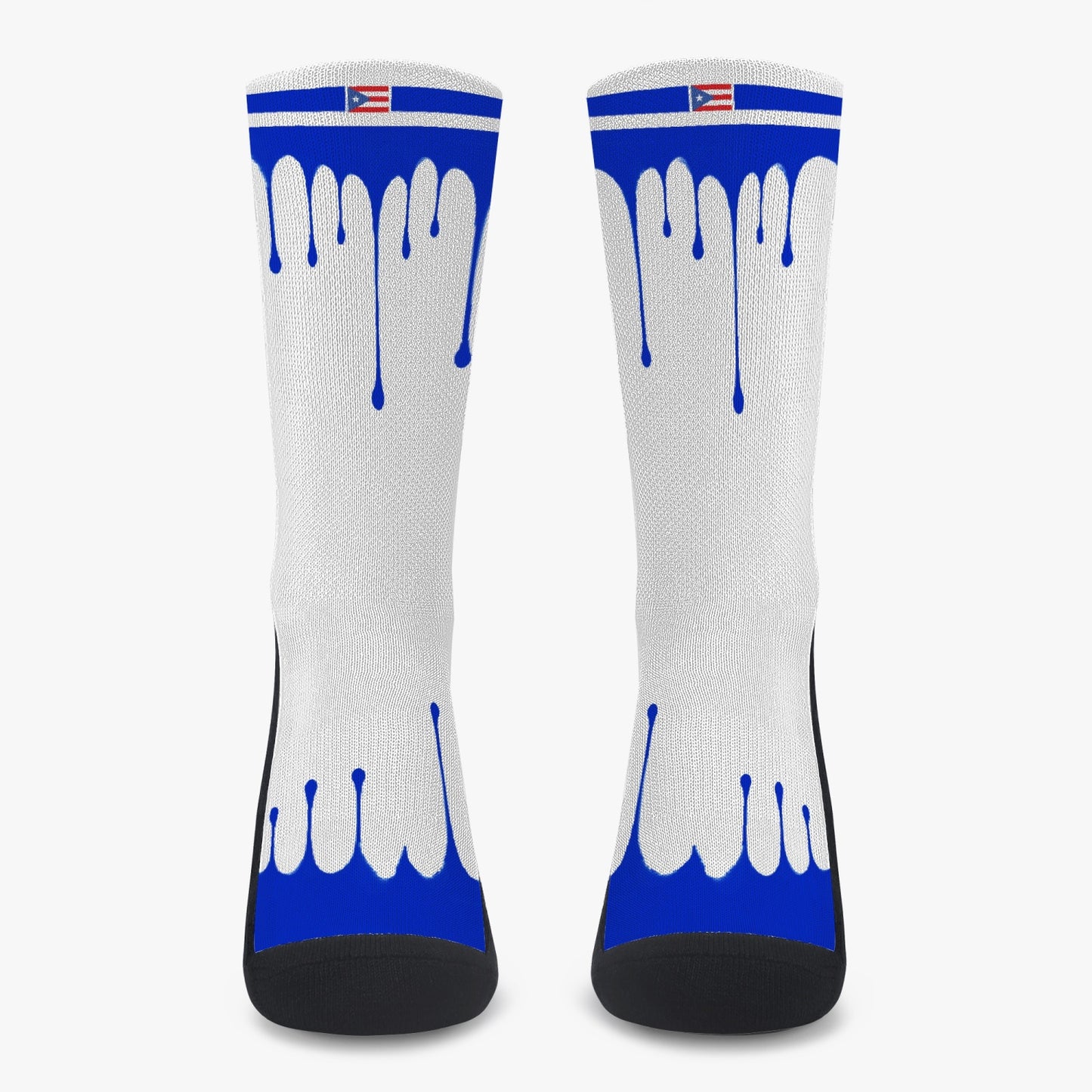 Puerto Rico Drip Sport Socks (Blue Drip)