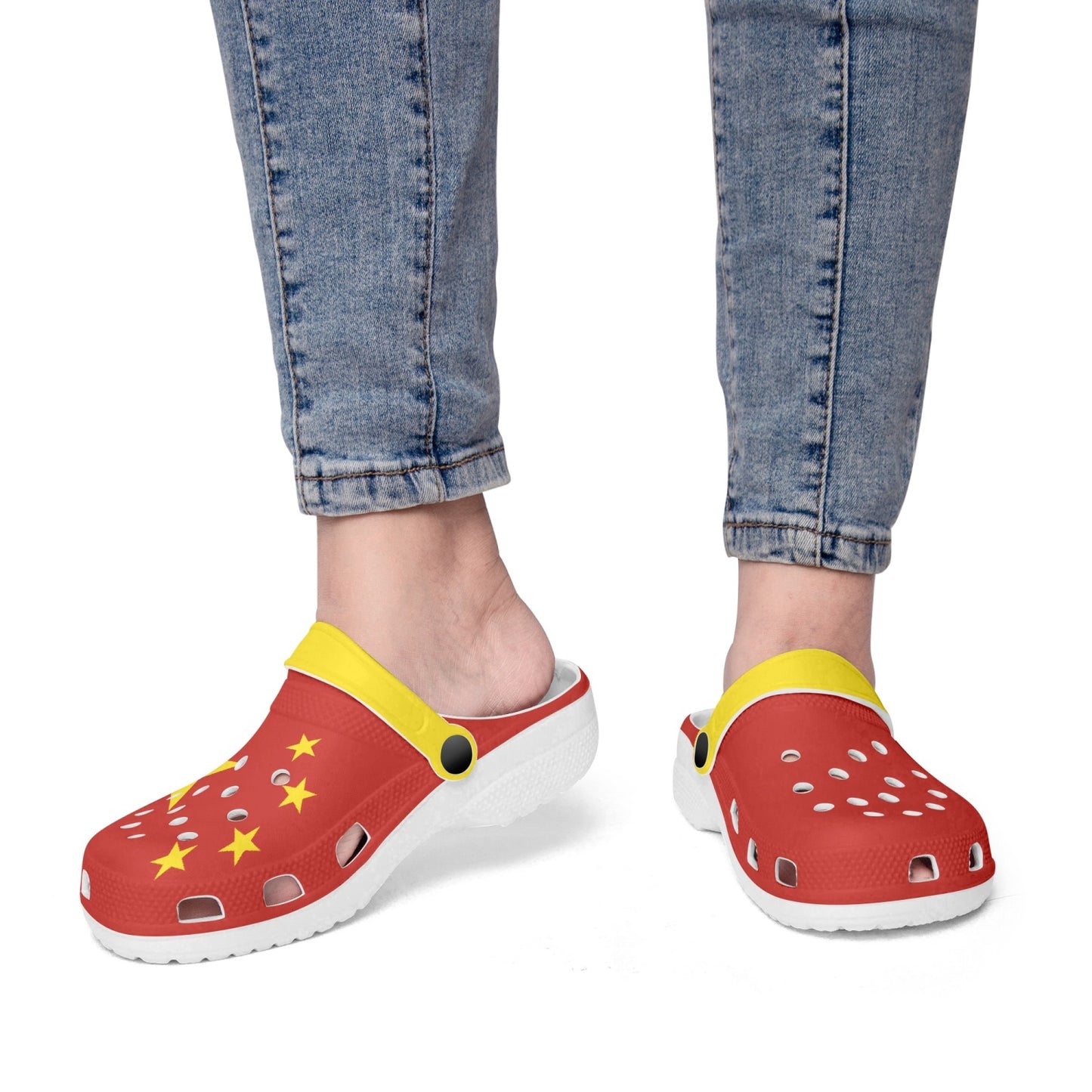 China Flag Clogs - Men & Women's