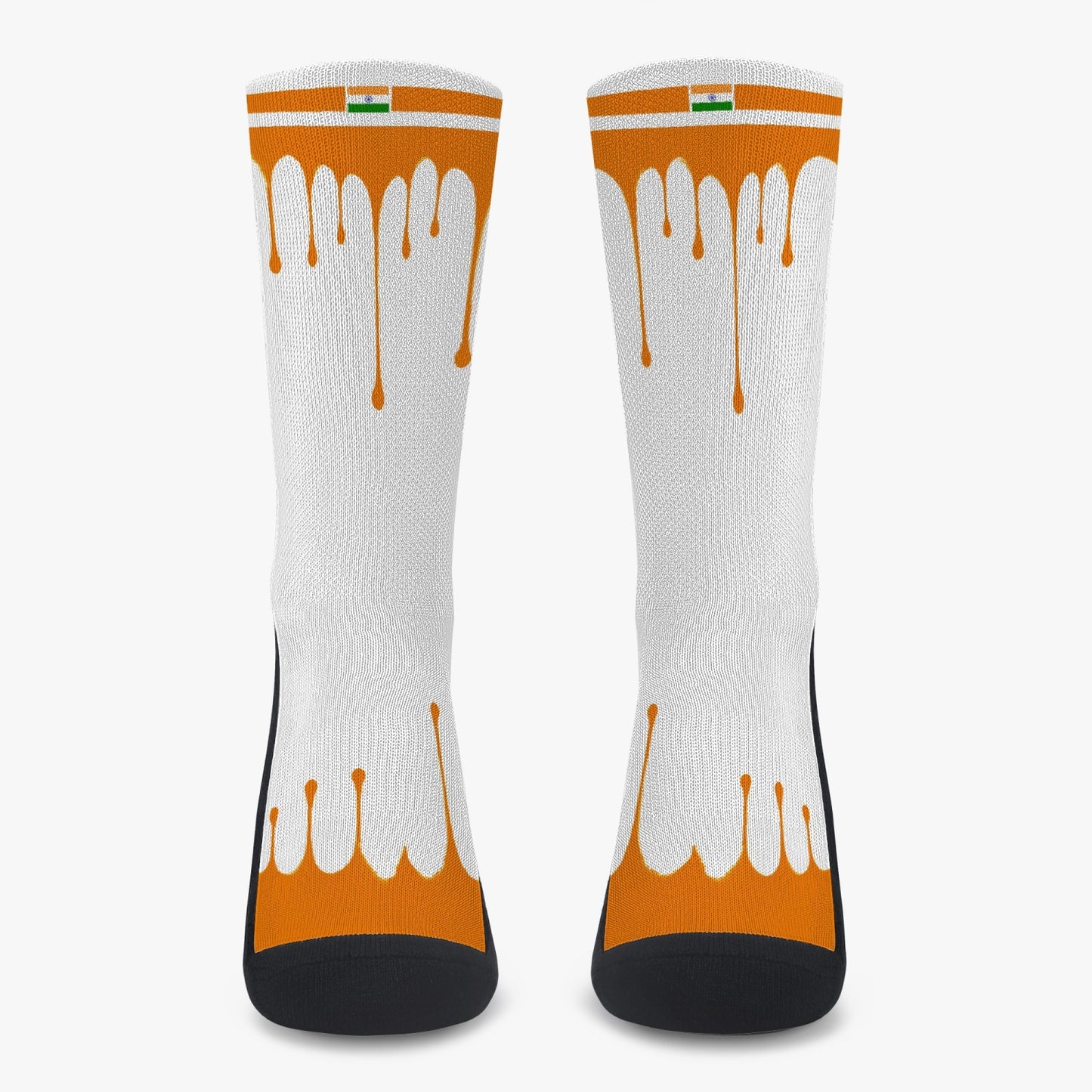 India Drip Sport Socks (Orange Drip)