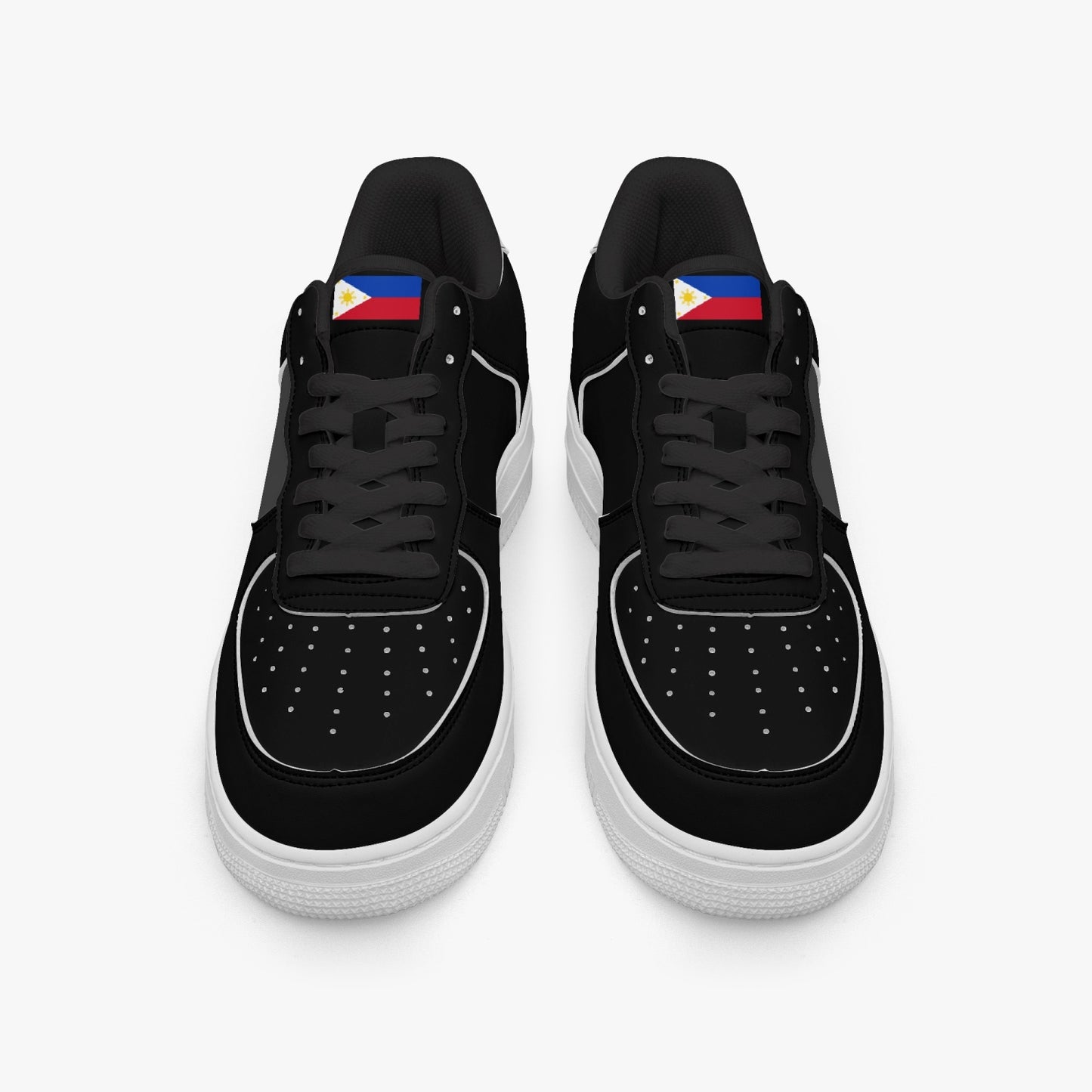 Philippines Classic R-Force 1 Low Tops (Black) - Men's & Women's